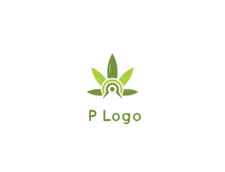 elaborate leaves decor logo