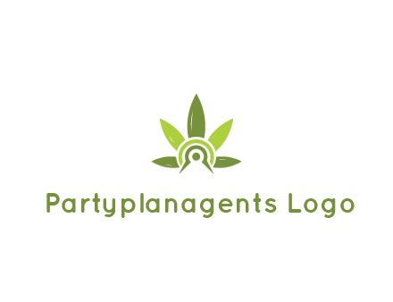 elaborate leaves decor logo