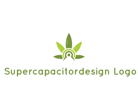 elaborate leaves decor logo