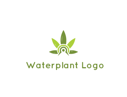 elaborate leaves decor logo