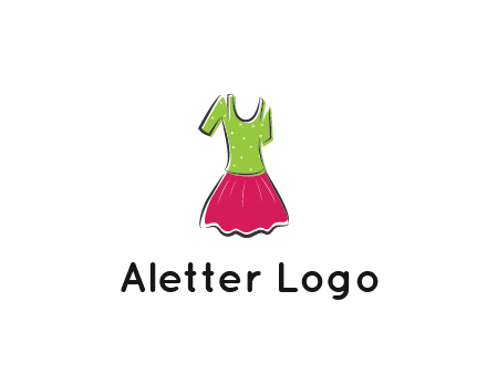 fashion apparel or dress logo