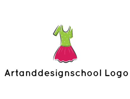 fashion apparel or dress logo