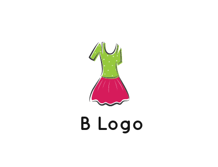 fashion apparel or dress logo