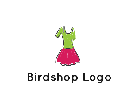 fashion apparel or dress logo