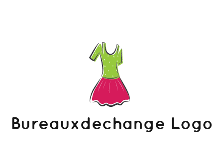 fashion apparel or dress logo