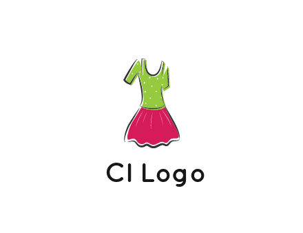 fashion apparel or dress logo