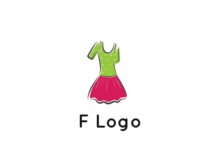 fashion apparel or dress logo