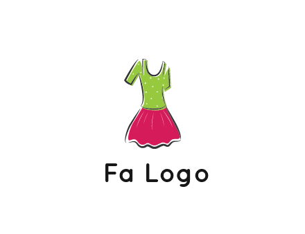 fashion apparel or dress logo