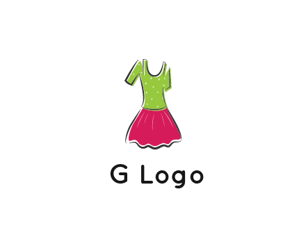 fashion apparel or dress logo