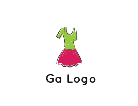 fashion apparel or dress logo