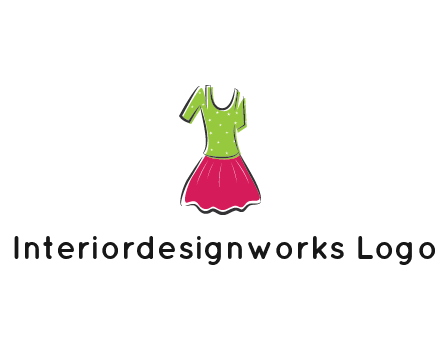 fashion apparel or dress logo