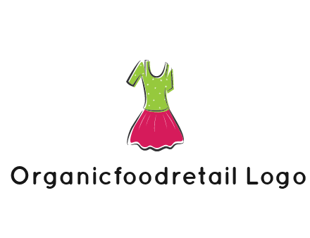 fashion apparel or dress logo