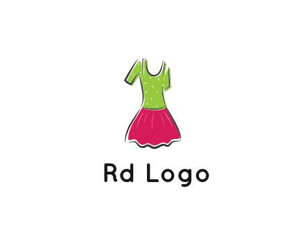 fashion apparel or dress logo