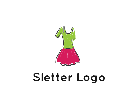 fashion apparel or dress logo