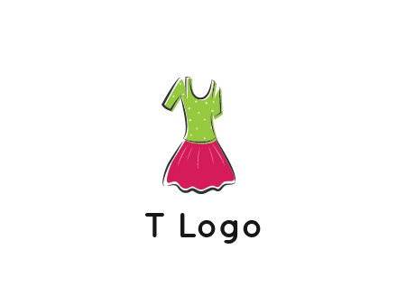 fashion apparel or dress logo