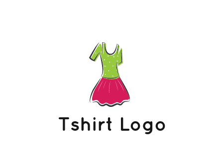 fashion apparel or dress logo