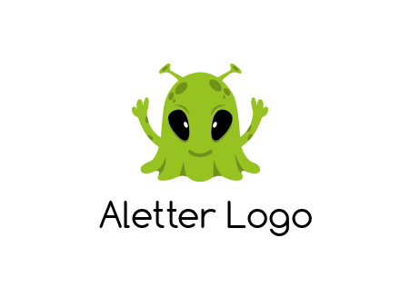 alien character logo