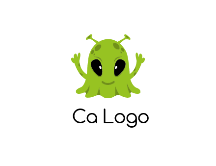 alien character logo