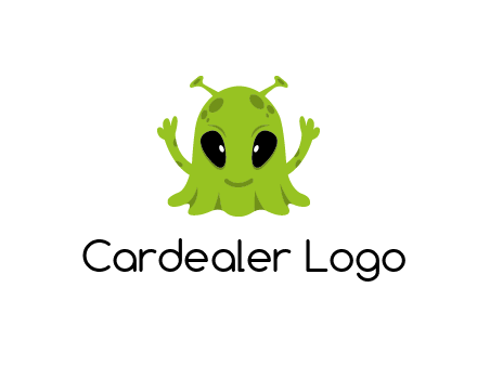 alien character logo