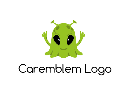 alien character logo