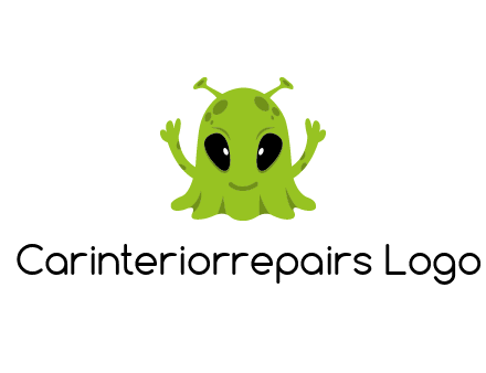 alien character logo