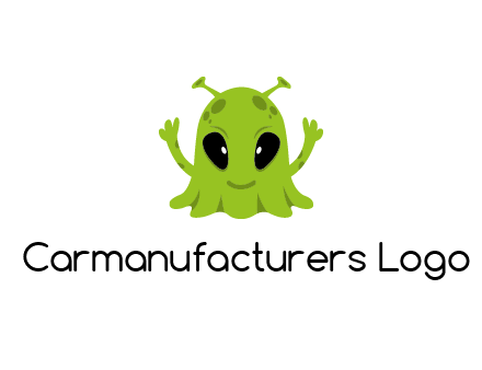 alien character logo