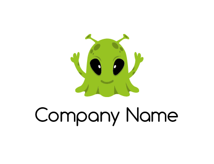 alien character logo