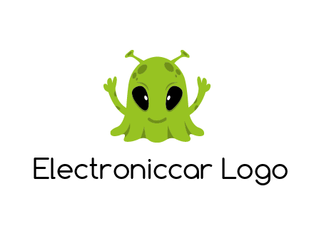 alien character logo