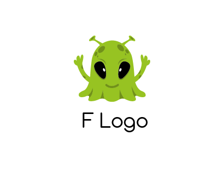 alien character logo