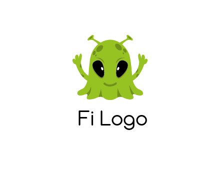 alien character logo