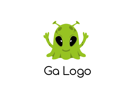 alien character logo