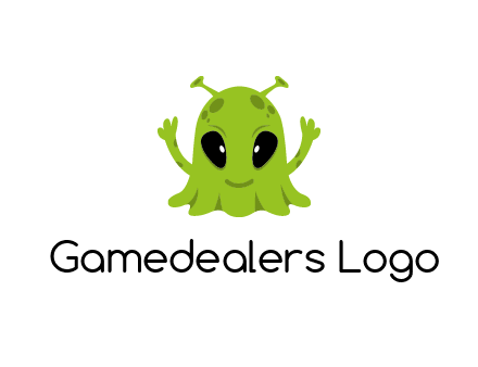 alien character logo