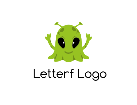 alien character logo