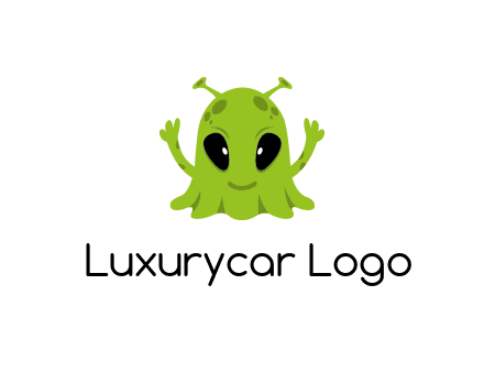 alien character logo