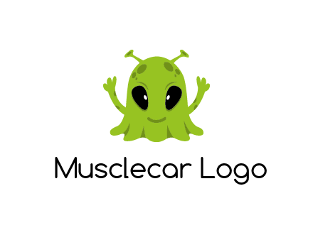 alien character logo