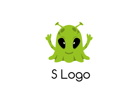 alien character logo