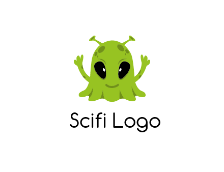 alien character logo