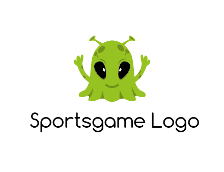 alien character logo