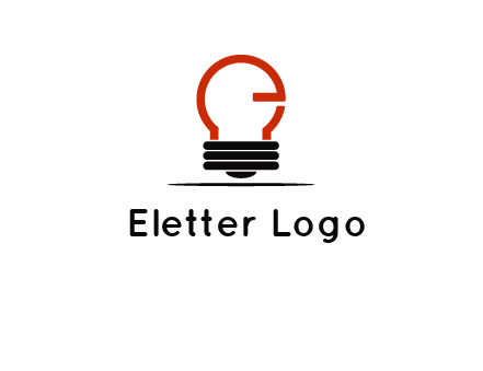 electric light bulb logo