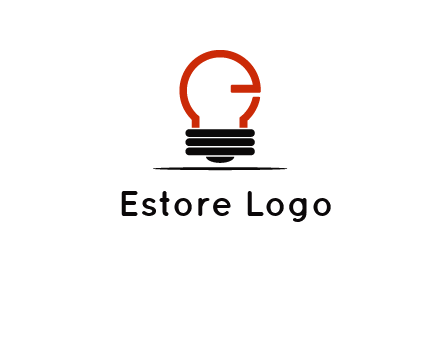 electric light bulb logo