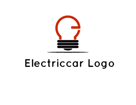 electric light bulb logo