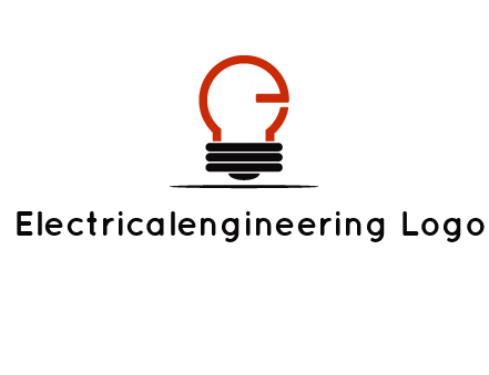 electric light bulb logo