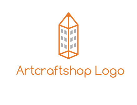 building incorporated with pencil logo