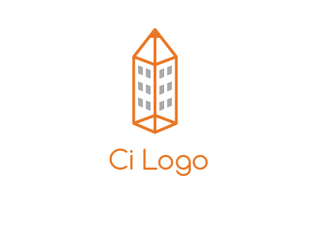 building incorporated with pencil logo