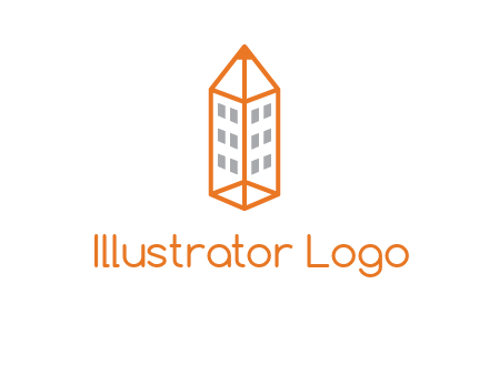 building incorporated with pencil logo