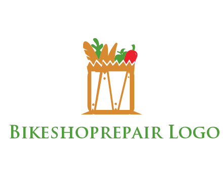 shopping bag logo for grocery stores