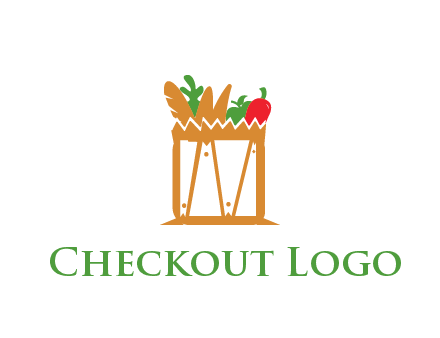 shopping bag logo for grocery stores