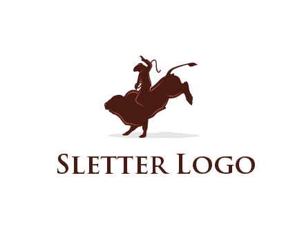 bull rider logo