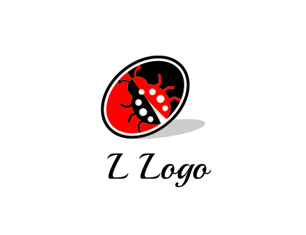 ladybug in oval logo