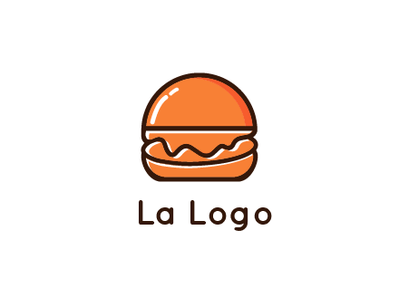 burger icon for fast food logo